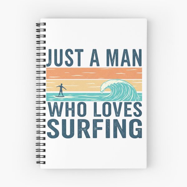 Artikelvorschau, Nur ein Mann, der das Surfen liebt | Aufregende Grafik zum Wellenjagen entworfen und verkauft von Tw1nsAIArt.