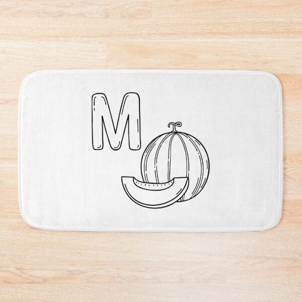 Item preview, An Illustration of letter M stand for Melon designed and sold by rasagamastore.