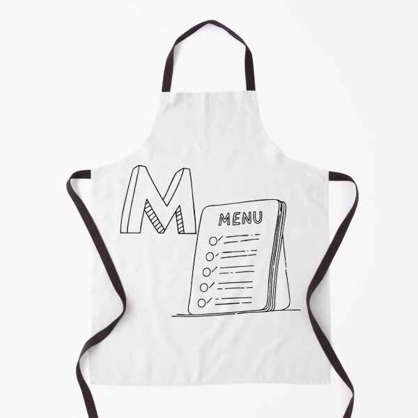 Item preview, An Illustration of letter M stand for Menu designed and sold by rasagamastore.