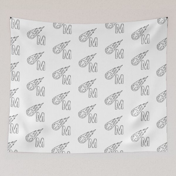 Item preview, An Illustration of letter M stand for Meteor designed and sold by rasagamastore.