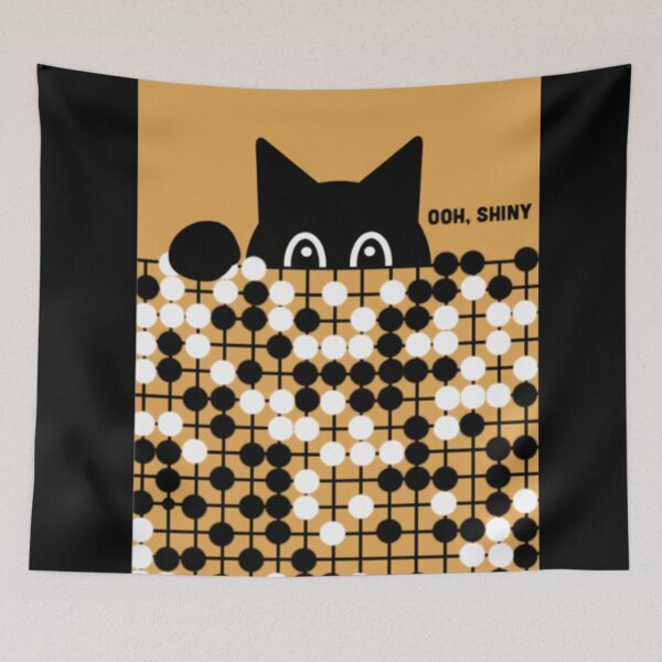 Item preview, Go Board Game Baduk Cat designed and sold by radiantdark.