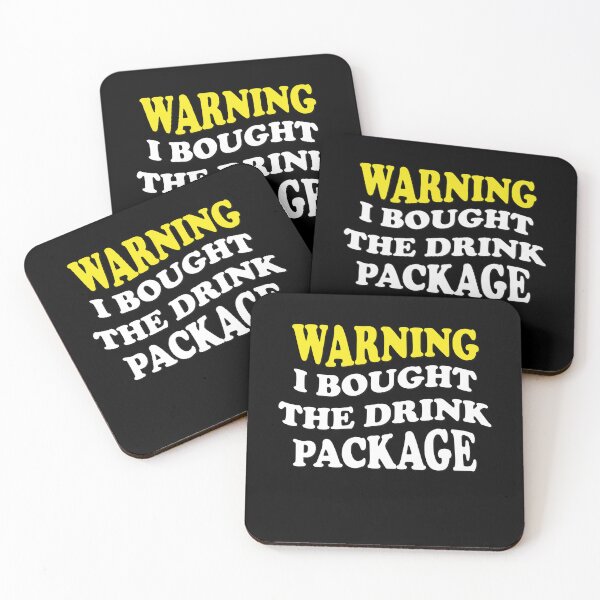 Item preview, Vacation Mode Activated: Drink Package Alert designed and sold by Zakrytos ★★★★★.