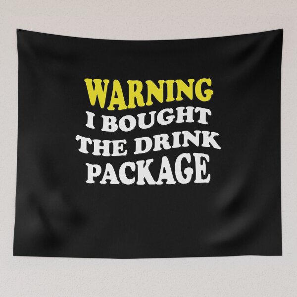 Item preview, Vacation Mode Activated: Drink Package Alert designed and sold by Zakrytos ★★★★★.