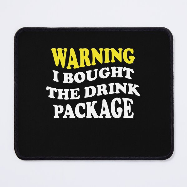 Item preview, Vacation Mode Activated: Drink Package Alert designed and sold by Zakrytos ★★★★★.