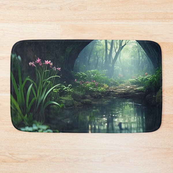 Item preview, Sanctuary's Glimpse: The Emerald Path Through Whispering Stone designed and sold by bloorose.