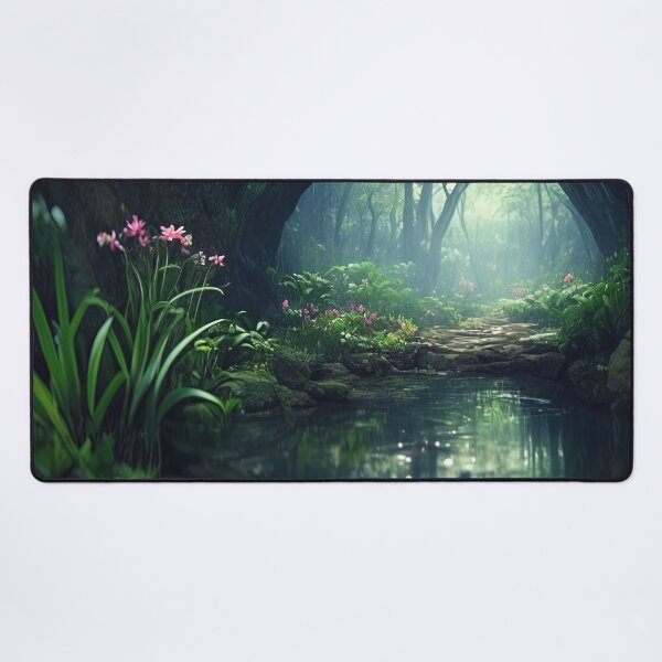 Item preview, Sanctuary's Glimpse: The Emerald Path Through Whispering Stone designed and sold by bloorose.