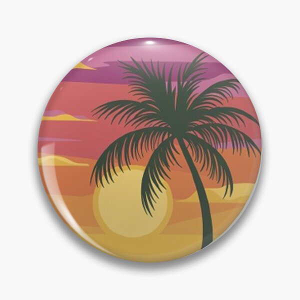 Item preview, Sunset and palm tree silhouette. designed and sold by Lilashakti ⭐️ ⭐️ ⭐️ ⭐️ ⭐️.