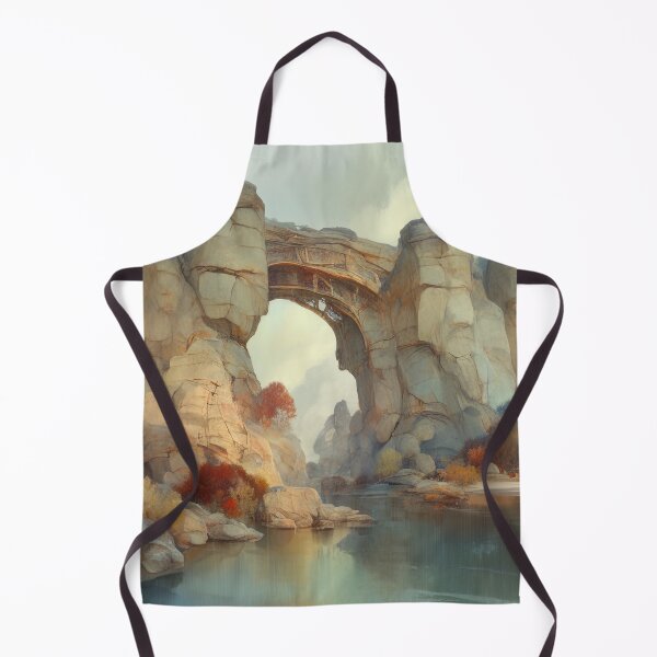 Item preview, Crimson Gateway: The Stone Arch and Autumn's Reflection designed and sold by bloorose.