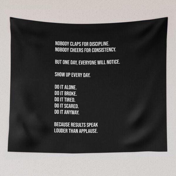 Item preview, Results Speak Louder Than Applause - Gym, Hustle, Success designed and sold by chantastical.