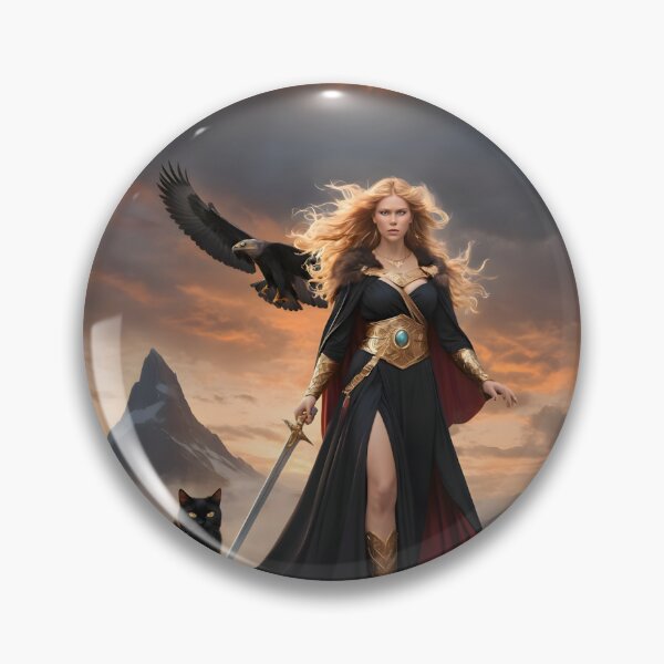 Item preview, Norse Goddess Freya - Viking Goddess of Love and War designed and sold by PrometheusStyle.
