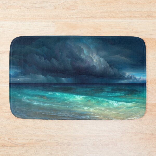 Item preview, Tempest's Majesty: The Azure Surge Beneath Obsidian Skies designed and sold by bloorose.