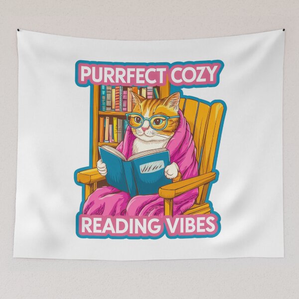 Item preview, Purrfect Cozy Reading Vibes designed and sold by Artyx_Design.