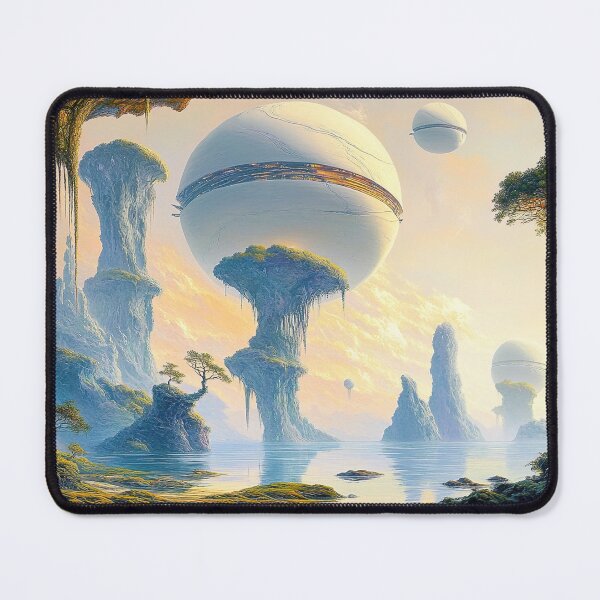Item preview, Celestial Ovoids: The Verdant Shores of Floating Spheres designed and sold by bloorose.