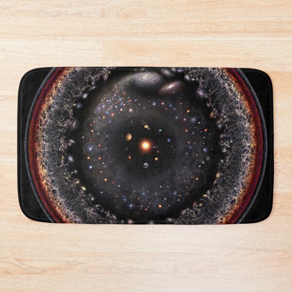 Item preview, Observable Universe Logarithmic Illustration (2018 Version!) designed and sold by Pablo Carlos Budassi.