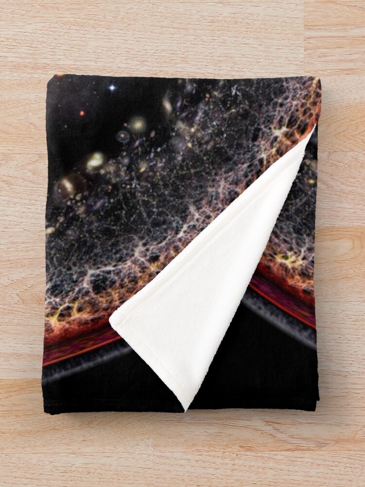Thumbnail 3 of 6, Throw Blanket, Observable Universe Logarithmic Illustration (2018 Version!) designed and sold by pablocbudassi.