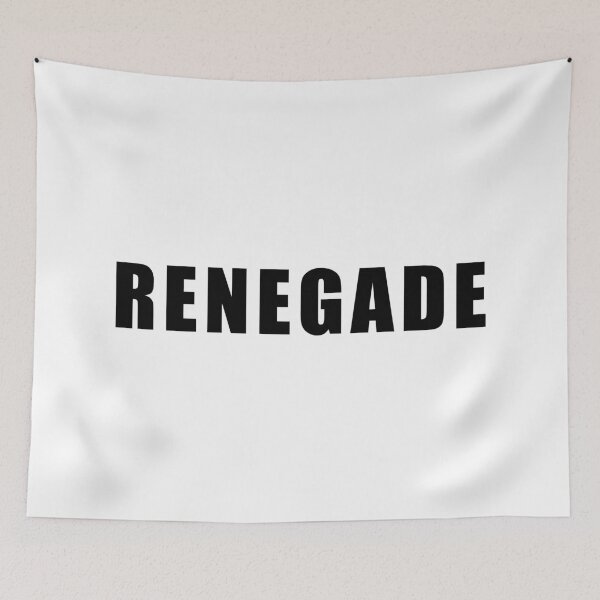 Item preview, RENEGADE (Black Text) designed and sold by STUDIO-72.