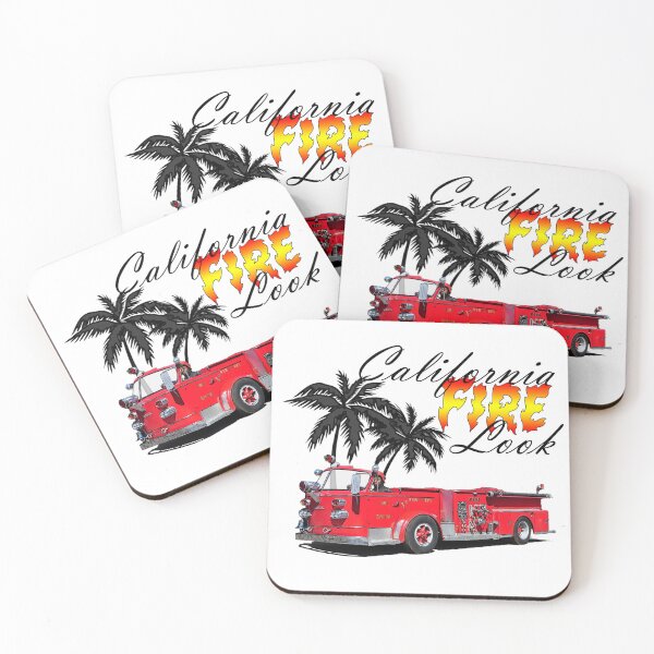 Item preview, California Look Lowered Fire Truck designed and sold by hotroddude.