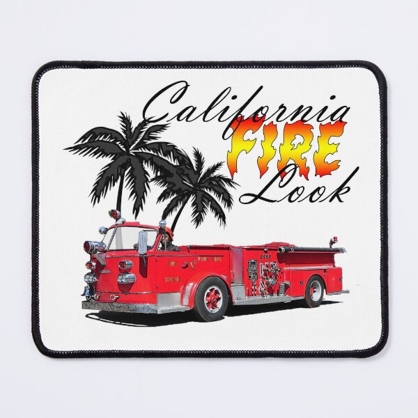 Item preview, California Look Lowered Fire Truck designed and sold by hotroddude.