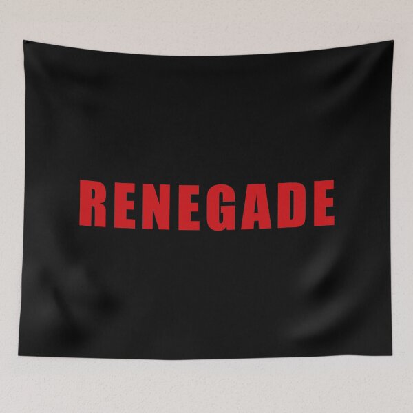 Item preview, RENEGADE (Red Text) designed and sold by STUDIO-72.