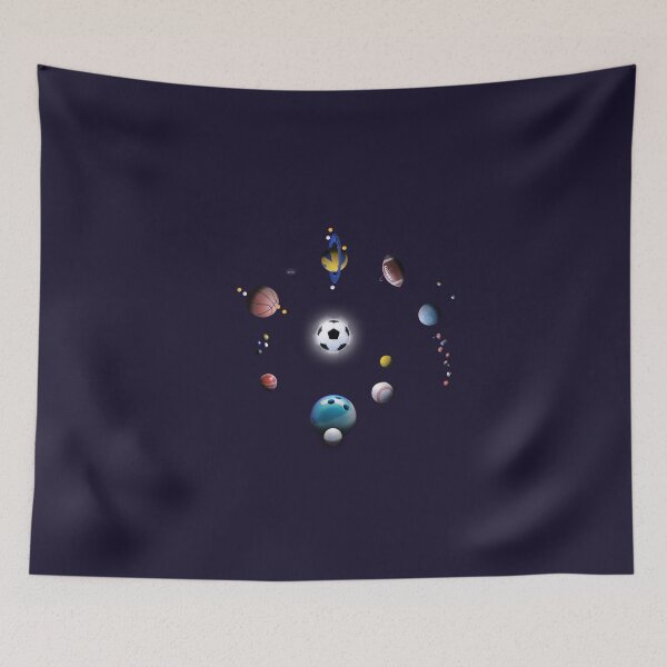Item preview, All Sports balls orbiting Soccer Spiral! designed and sold by Pablo Carlos Budassi.