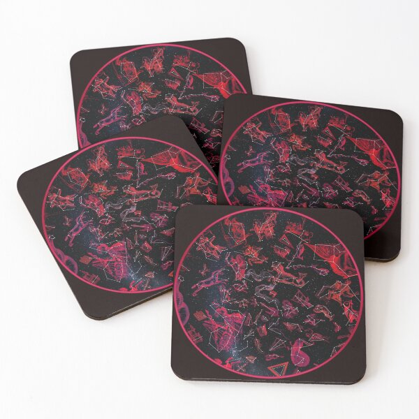 Item preview, Southern Constellations Map (Red!) designed and sold by Pablo Carlos Budassi.