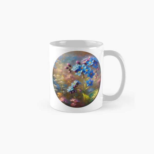 Aperçu de l'œuvre Fleur de myosotis – Petite fleur, signification profonde créée et vendue par MTeesGA.