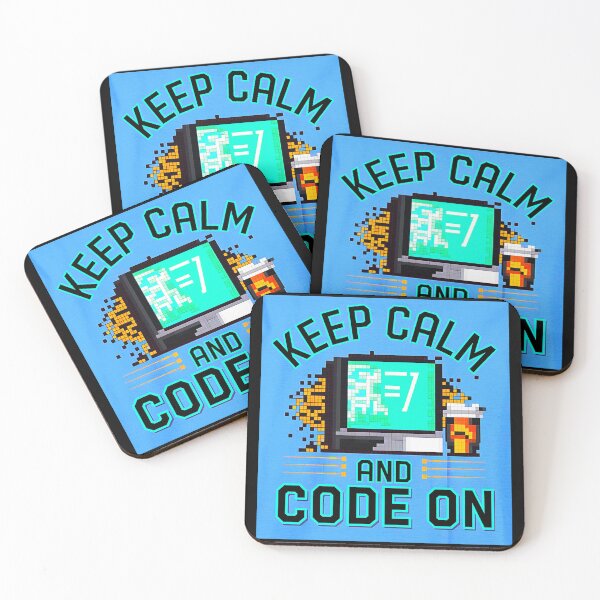 Item preview, Keep Calm And Code On designed and sold by SteezeeStore.