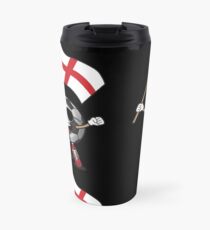 England Football Team Soccer Ball With National Flag Fan Shirt Travel Mug