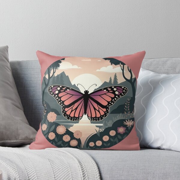 Item preview, Mountain landscape with a butterfly. designed and sold by Lilashakti ⭐️ ⭐️ ⭐️ ⭐️ ⭐️.