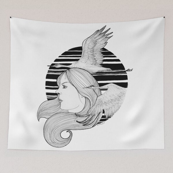 Item preview, Whooping Crane designed and sold by ECMazur Art.