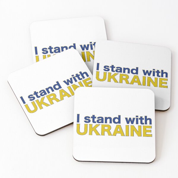 Item preview, I Stand with Ukraine, Blue and Yellow, Solidarity Design, Wear Your Support designed and sold by aadventures.