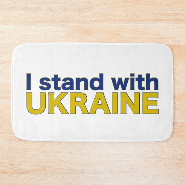 Item preview, I Stand with Ukraine, Blue and Yellow, Solidarity Design, Wear Your Support designed and sold by aadventures.