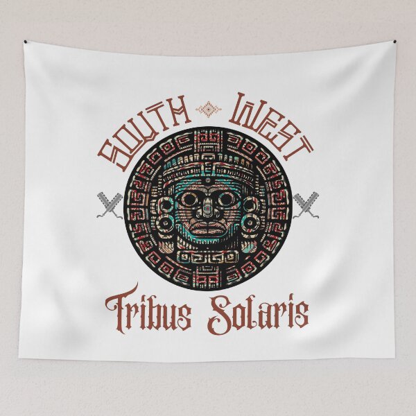 Item preview, Aztec emblem, biker sil, south american designed and sold by Surreal-State.