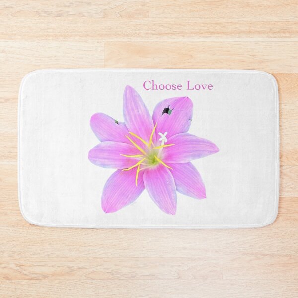 Item preview, Choose love, pink rain lily  designed and sold by Josephine Ethereal.