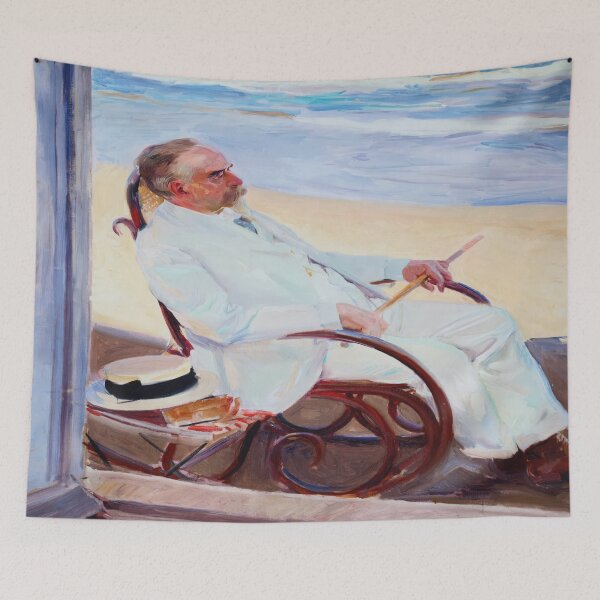 Item preview, Antonio García At The Beach - Joaquín Sorolla designed and sold by irynaartbyim.