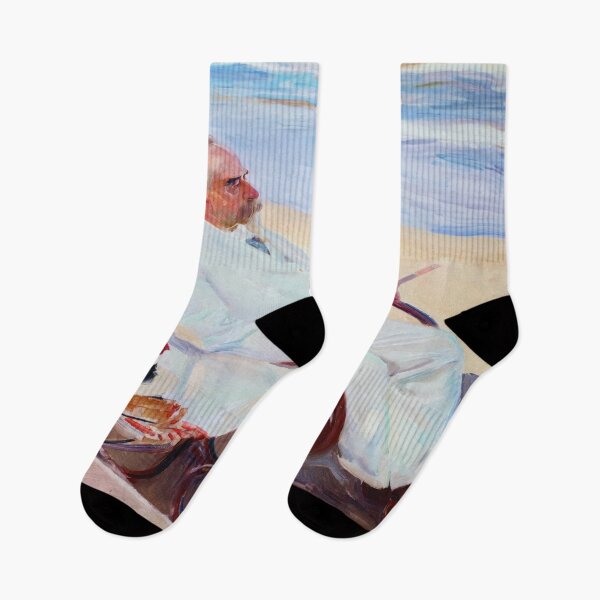 Item preview, Antonio García At The Beach - Joaquín Sorolla designed and sold by irynaartbyim.