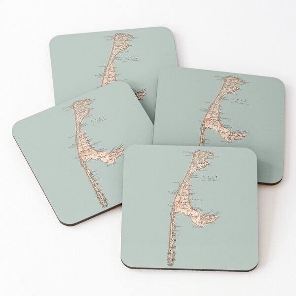 Item preview, Sylt as it was in 1911: Artwork based on an original historical island map (no AI!), Sylt-Lovers, Schleswig-Holstein designed and sold by RetroTraveller.