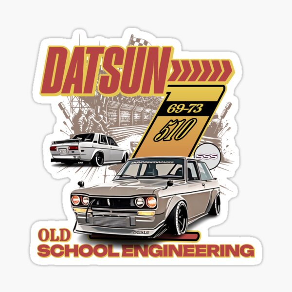 Item preview, Datsun 510 Old School Engineering designed and sold by DaygoStyleCo.