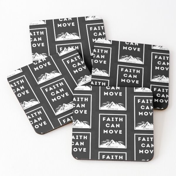 Item preview, Faith Can Move Mountains – Powerful Christian Message designed and sold by Kingdom-Mindset.