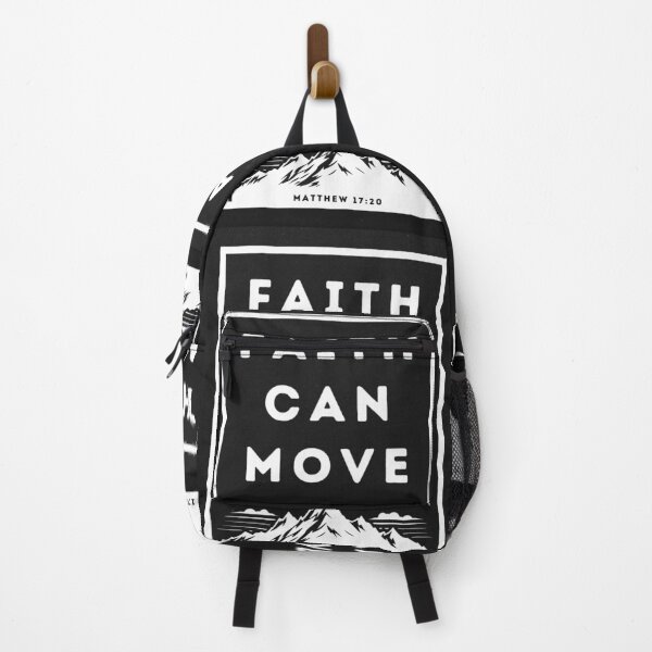 Item preview, Faith Can Move Mountains – Powerful Christian Message designed and sold by Kingdom-Mindset.