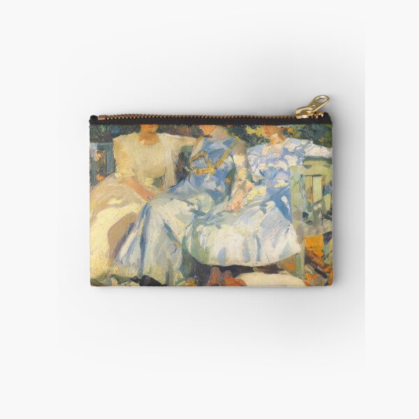 Item preview, Joaquin Sorolla My Wife And Daughters In The Garden 1910 Photographic Print designed and sold by irynaartbyim.