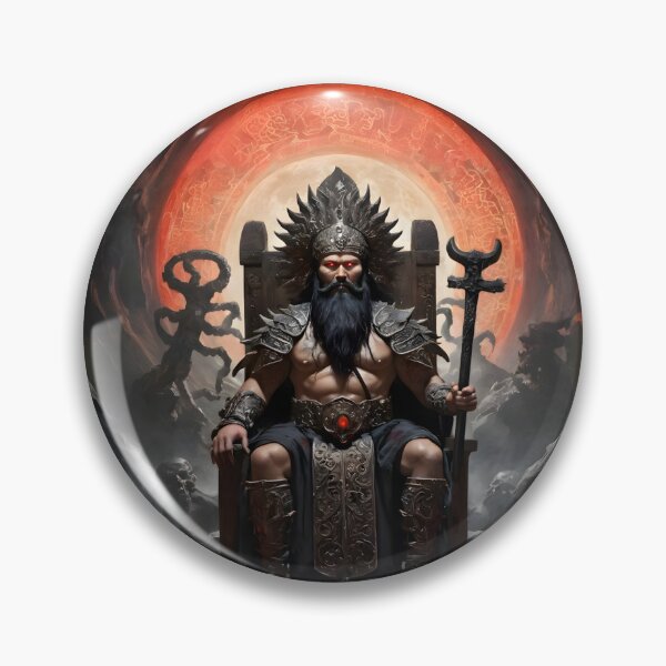 Item preview, Erlik Han - God of the Underworld in Turkic Mythology designed and sold by PrometheusStyle.