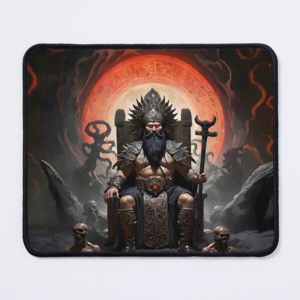 Item preview, Erlik Han - God of the Underworld in Turkic Mythology designed and sold by PrometheusStyle.