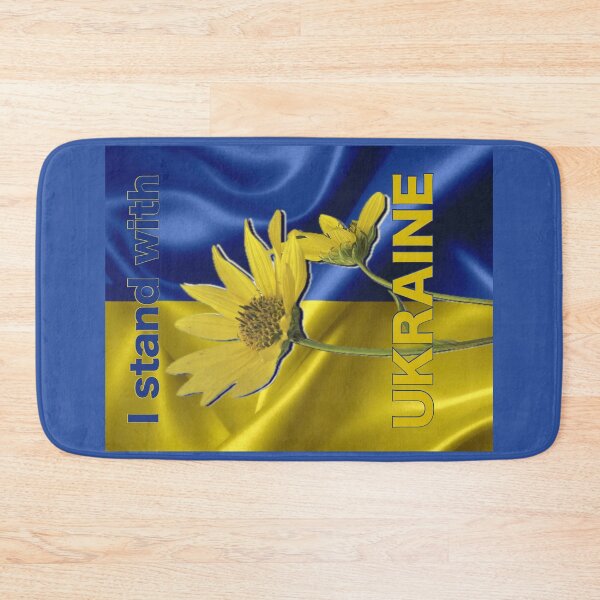 Item preview,  I Stand with Ukraine, Sunflower and Ukrainian Flag Design - Unity, Hope, Solidarity Collection designed and sold by aadventures.