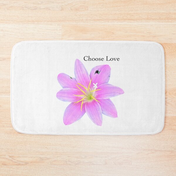 Item preview, Choose love, pink rain lily designed and sold by Josephine Ethereal.