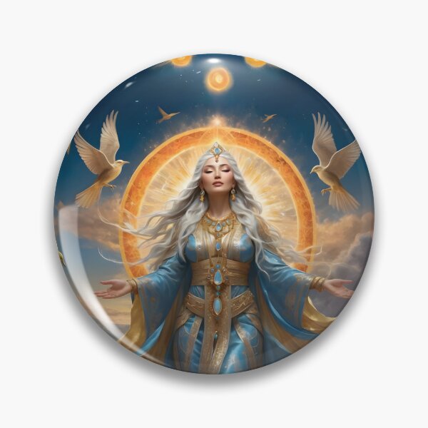 Item preview, Umay Ana - Goddess of Fertility and Protection in Turkic Mythology designed and sold by PrometheusStyle.