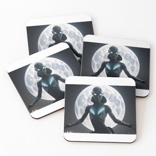 Item preview, Lunar Glow – Mysterious Alien Gaze designed and sold by highplacidity.