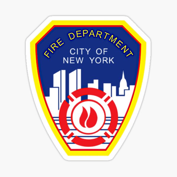 New York Fire Dep. - Firefighter Logo Sticker