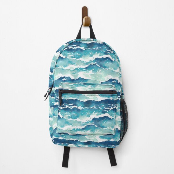 Item preview, Calm sea waves pattern designed and sold by HandmadeHallucinate.