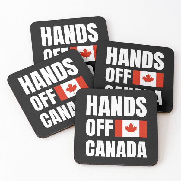 Item preview, Hands Off Canada Anti-Trump Anti-Musk designed and sold by Anniko Art Studio.